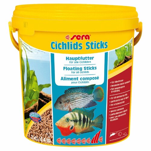 фото Корм для цихлид Sera Cichlids Sticks в палочках, 2 кг