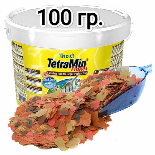 фото Сухой корм для рыб Tetra Min Flakes, 100гр.