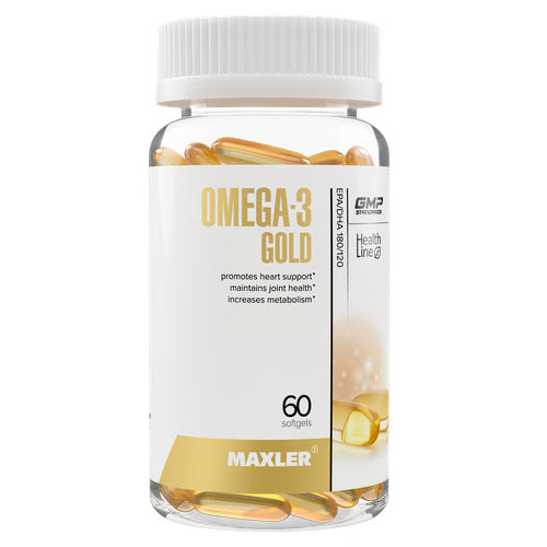 фото Омега-3 Голд Maxler Omega-3 Gold 60 шт (USA)