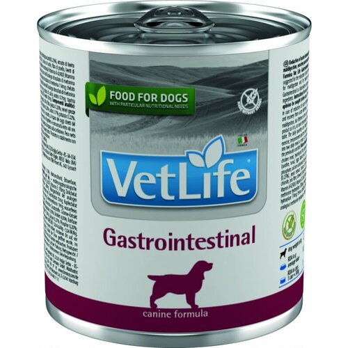 фото Vet Life Dog Gastrointestinal с курицей диетический влажный корм для собак при заболеваниях ЖКТ 0,3кг