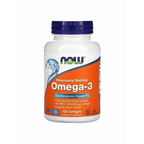 фото Омега 3 omega-3 1000 мг жирные кислоты, 100 капсул