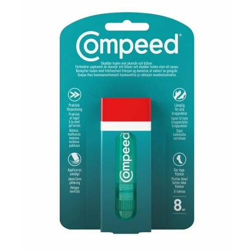 фото Карандаш Компид Compeed от образования мозолей на ногах, 8 мл Финляндия