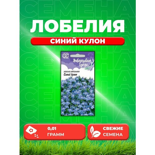 Лобелия Синий кулон, ампельная 0,01 г, Лавандовые грезы фото