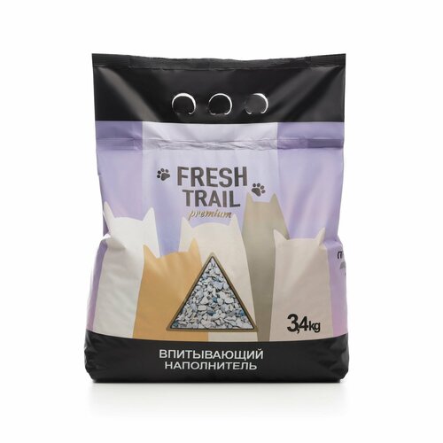 фото Наполнитель для кошачьего туалета кремниевый Fresh Trail Премиум