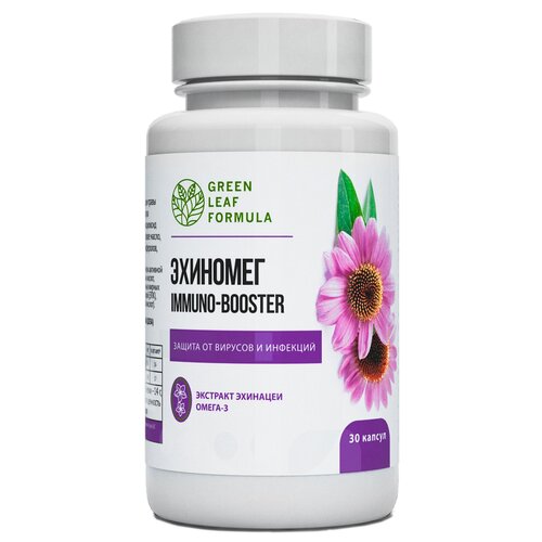 фото Green Leaf Formula Эхиномег Immuno-booster капс., 0.79 г, 30 шт.