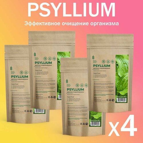 фото PSYLLIUM superfood пищевая добавка шелуха подорожника в порошке Псиллиум очищение организма