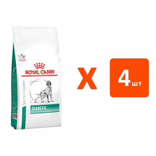 фото ROYAL CANIN DIABETIC для взрослых собак при сахарном диабете 1,5 кг х 4 шт