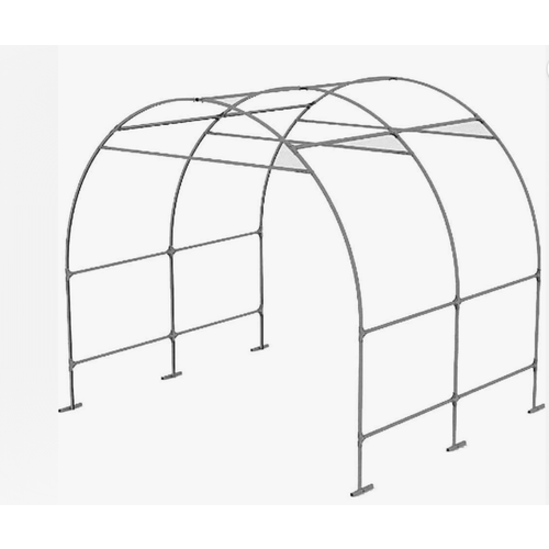 Каркас садовый арочный, 2х2,5 оцинкованная сталь, не требует фундамента фото