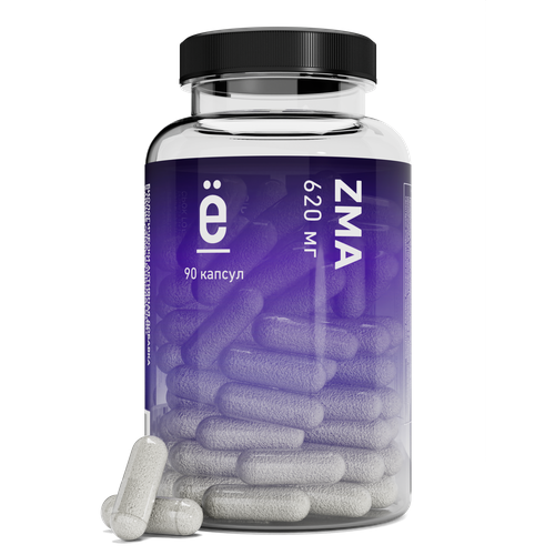 фото Комплекс ZMA (Mg+Zn+B6), Ёбатон, 90 капсул