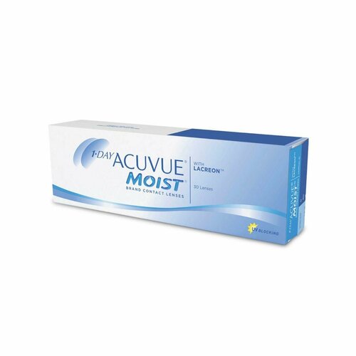 фото Контактные линзы ACUVUE 1-DAY MOIST.., 30 шт., R 8,5, D +2,25, 1 уп.