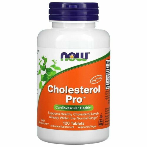 фото NOW Cholesterol Pro 120 tab / Нау Холестерол Про 120 таб