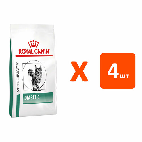 фото ROYAL CANIN DIABETIC для взрослых кошек при сахарном диабете 0,4 кг х 4 шт