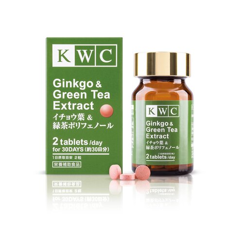 фото KWC Ginkgo & Green Tea Extract таб., 105 мл, 105 г, 60 шт.