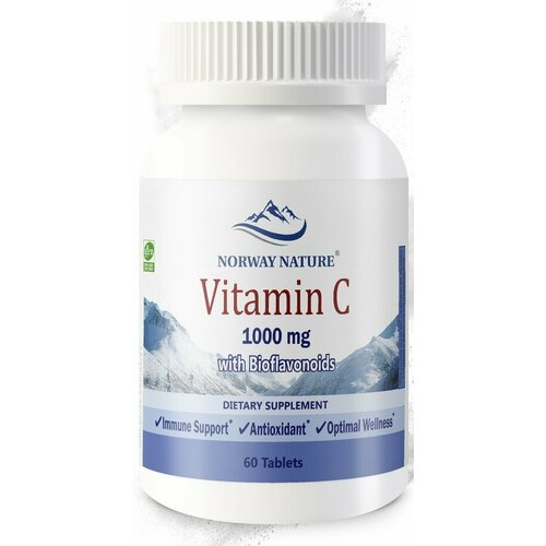 фото Отдельные витамины Norway Nature Vitamin C 1000 mg with Bioflavonoids (60 таблеток)