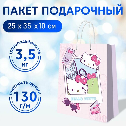 фото Пакет подарочный Hello Kitty-3, 250 х 350 х 100 мм, ND Play