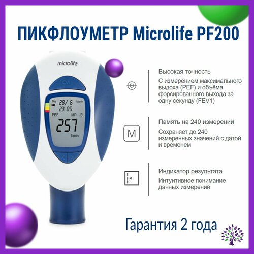 фото Пикфлоуметр электронный Microlife PF 200