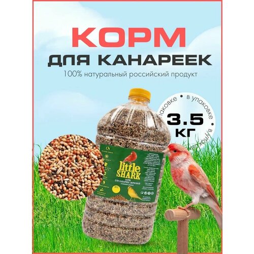 фото Сухой корм для канареек щеголей и домашних птиц 3,5 кг