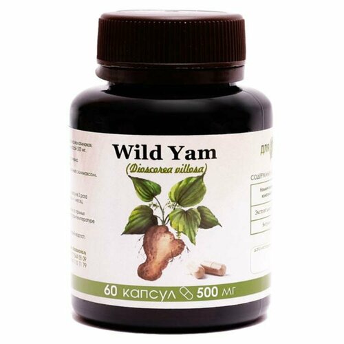 фото Дикий ямс Wild Yam 60 шт