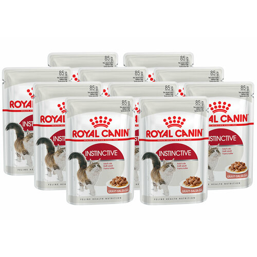 фото ROYAL CANIN INSTINCTIVE для взрослых кошек в соусе пауч 85 гр 85 гр х 10 шт