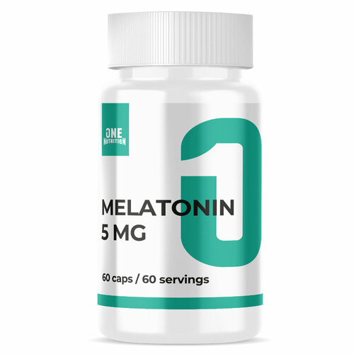 фото ONE NUTRITION Melatonin (Мелатонин) 5 мг 60 капсул