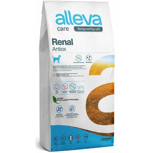 фото Сухой корм Alleva Care Dog Adult Renal-Antiox / Аллева Кэр Ренал, для взрослых собак всех пород, белезни почек, курица, 5 кг