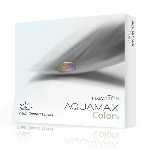 фото Контактные линзы Pegavision Aquamax Colors, 1 шт., R 8,6, D -3,5, green, 1 уп.