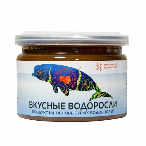 фото NativBio. Вкусные водоросли с ягодами морошки - продукт здорового питания из водоросли фукус. (Органические витамины, морской йод, макро-микроэлементы), 300 гр