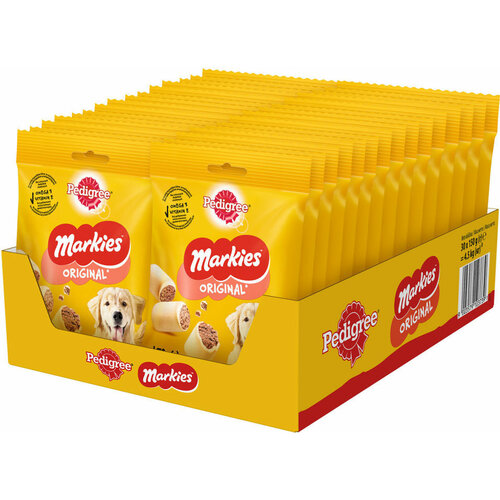 фото Лакомство для собак Pedigree Markies мясное печенье, 4.5 кг 150 г х 30 уп.