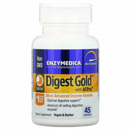 фото Enzymedica Digest gold with ATPro 45 caps / Энзаймедика Дайджест голд с АТПро 45 капс