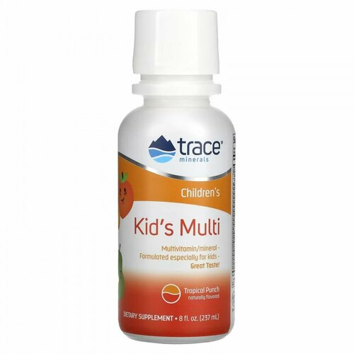 фото Trace Minerals, Kids Multi, для иммунитета, 237 мл