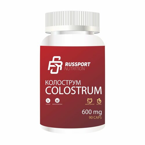 фото Колострум RS Nutrition Colostrum 600 mg 90 капсул для иммунитета