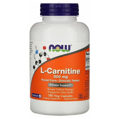 фото L-Carnitine капс., 500 мг, 100 г, 180 шт.