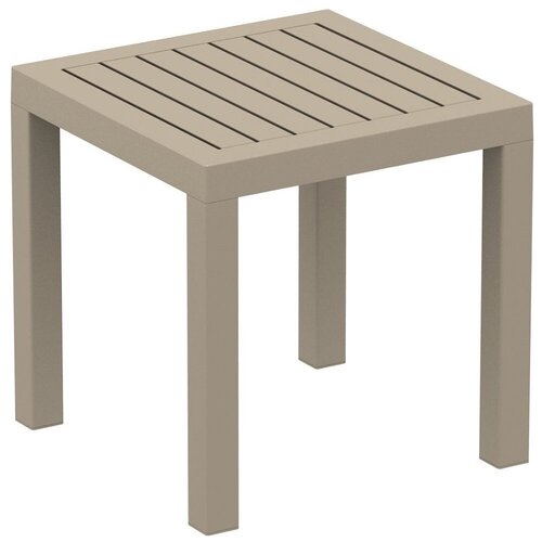 фото Уличный журнальный столик Siesta Contract Ocean Side Table, бежевый