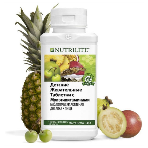 фото NUTRILITE Детские жевательные таблетки с мультивитаминами (таблетки массой 1235 мг)