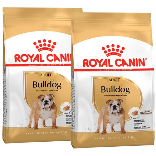 фото ROYAL CANIN BULLDOG ADULT для взрослых собак английский бульдог (12 + 12 кг)