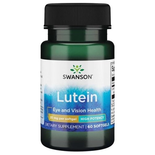 фото Lutein, 20 мг, 50 г, 60 шт.