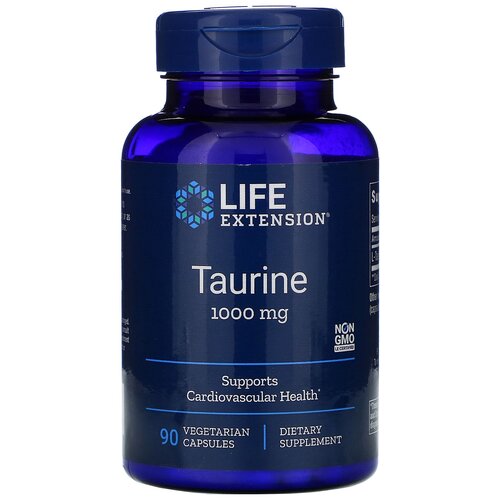 фото Капсулы Life Extension Taurine, 250 мл, 1000 мг, 90 шт.