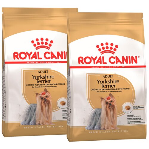 фото Сухой корм ROYAL CANIN YORKSHIRE TERRIER ADULT для взрослых собак йоркширский терьер (7,5 кг + 7,5 кг)