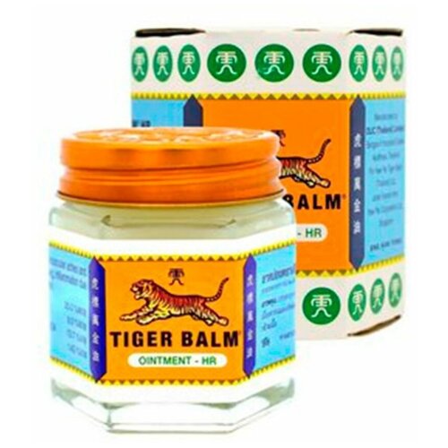 фото Тайский тигровый бальзам согревающий, 30 мл, Белый, Tiger Balm