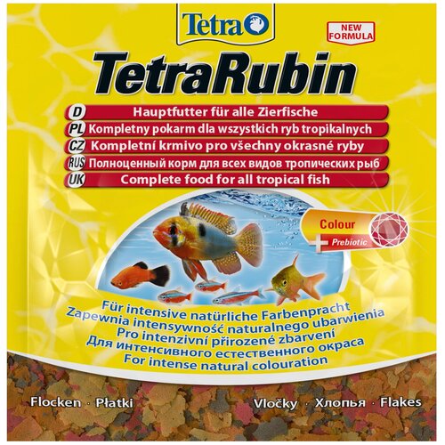 фото Сухой корм  для  рыб, ракообразных Tetra TetraRubin Flakes, 100 мл, 12 г