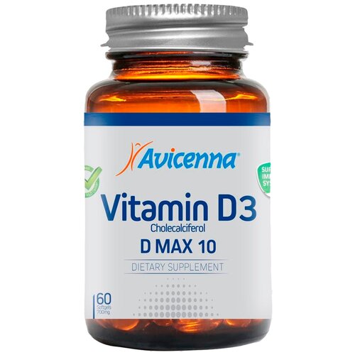 фото Avicenna Vitamin D3 капс., 10000 МЕ, 0.17 г, 60 шт.