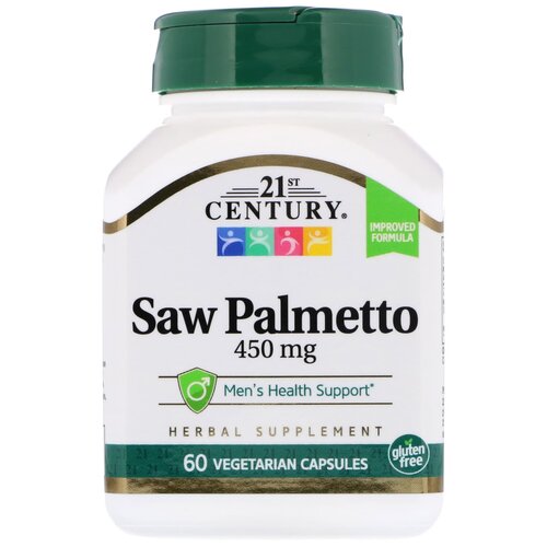 фото Капсулы 21st Century Saw Palmetto, 70 г, 450 мг, 60 шт.