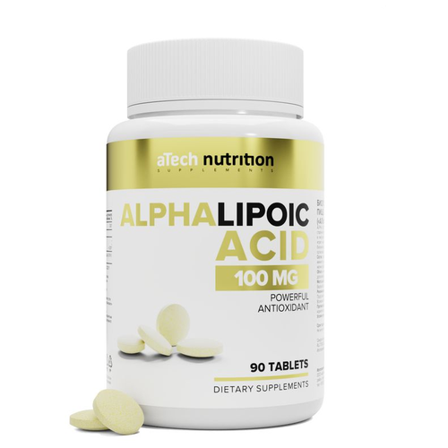 фото Альфа-липоевая кислота ALPHA LIPOIC ACID aTech nutrition 90 таблеток