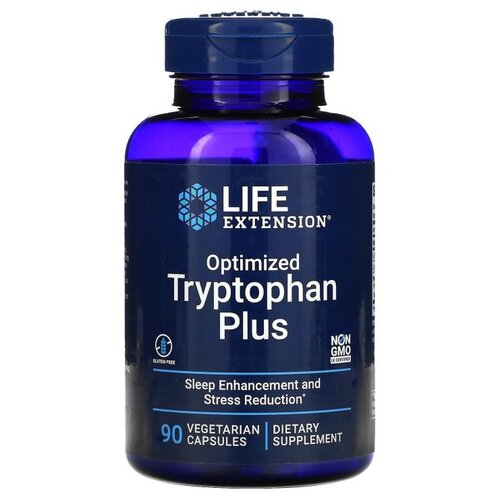 фото Капсулы Life Extension Optimized Tryptophan Plus, 140 г, 90 шт.