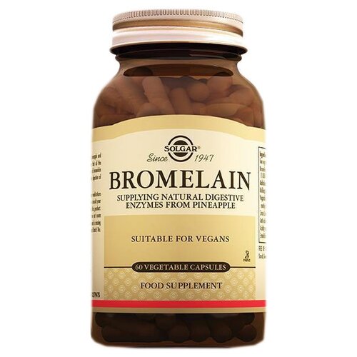 фото Solgar Bromelain капс., 100 г, 60 шт.