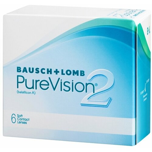 фото Контактные линзы Bausch & Lomb PureVision 2 HD., 6 шт., R 8,6, D -4