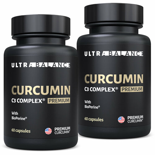 фото Curcumin C3 Complex Premium капс., 300 г, 60 шт., 2 уп.