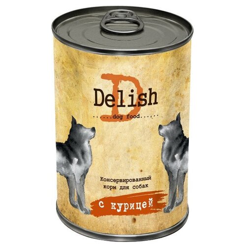 фото Влажный корм для собак Delish курица 1 уп. х 1 шт. х 400 г