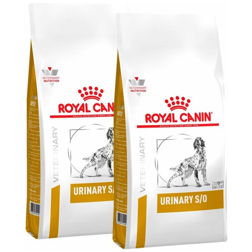 фото Сухой корм для собак Royal Canin Urinary S/O LP18, при мочекаменной болезни 1 уп. х 2 шт. х 2000 г