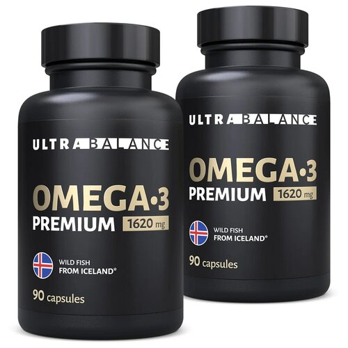 фото Омега 3 рыбий жир UltraBalance Omega-3 витамины для женщин и мужчин капсулы 1620 мг 180 шт